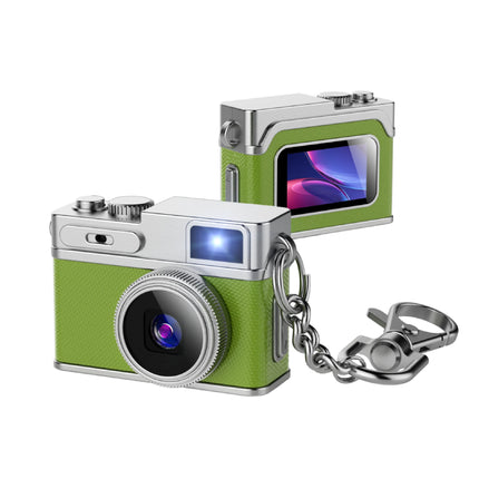1080P HD Retro Thumb Camera Wearable Portable Mini Keychain Camera for Outdoor Travel Photography VLOG