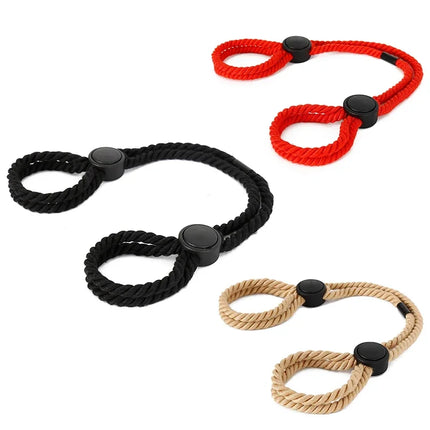 Adjustable Rope Handcuffs Erotic Slave BDSM Bondage Restraint Rope Ankle cuffs Sex Toys For Women Men Fetish Adults Games