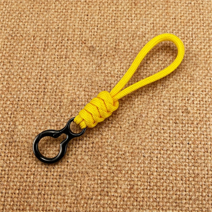 Outdoor Paracord Keychain with Trigger Snap Hook Hand-Woven Survival Camping Hiking Accessories for Car Keys Backpack EDC Gear