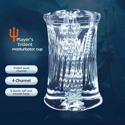 Manual Multi-channel Airplane Cup for Training Airplane Cups， Men's Mini Toy Transparent Adult Play Item.