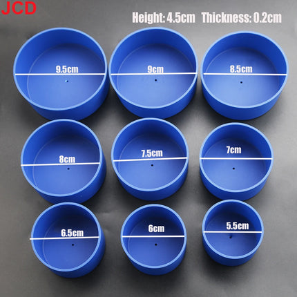 JCD 1pc 9cm For Better Life Soft Silicone Cup Bottom Sheath Protector Sleeve For Glass Water Tea Bottle Anti Damage Accessories