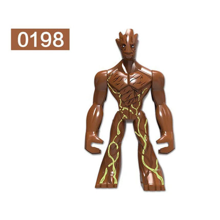 Building blocks, Marvel superheroes, assembled dolls, Spider Man, Iron Man, Venom, Shark, Deadpool, DIY gifts, children's toys