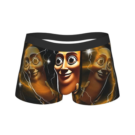 Hot Boxer Tung Tung Tung Sahur Shorts Panties Briefs Man Underwear Italian Brainrot Meme Polyester Underpants for Male Plus Size