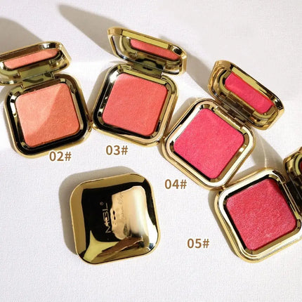 Peach Kiss 3D blush cream rouge Matte pearlescent Blusher Natural and lasting Color rendering Facial contour Blusher