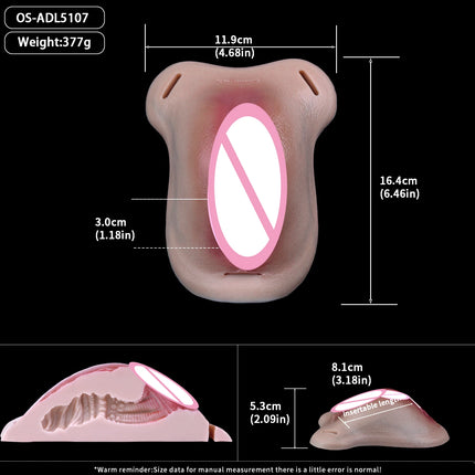FAAK Male Hiding gaff Panties Male to Female Sex Toy Pads Strapon Insertable  Silicone Fake Vagina Clitoris Pads For Transgende