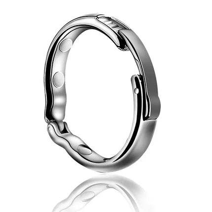 Male Cock Ring Metal Penis Ring Circumcision Blocker Glans Cock Ejaculation Delay Training Semen Lock Ring Adult Sex Toy For Men