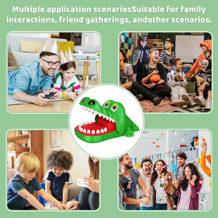 Crocodile Teeth Bite Finger Toys Multiplayer gaming party Prank Props Hand-biting Trick Decompression anti stress toy
