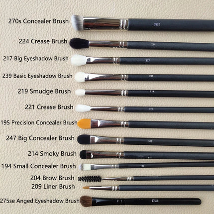 1pc M series Makeup Brushes Powder Contour Eyeshadow Make Up Brush Animal Hair Wood Handle High Quality Cosmetic tool Artist