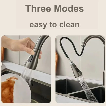 Kitchen Faucet Accessories Replace Sprayer Nozzle 3 Modes ABS Bathroom Basin Sink Shower Spray Head For 1/2" Connection