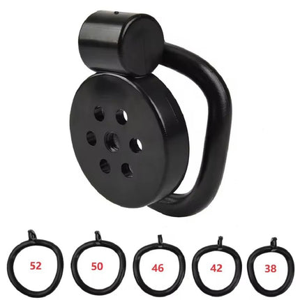 New 2026 Male Penis Chastity Cage Set Small Chastity Cage 5 Cock Rings With Urethral Sound Plug Penis Bondage Slave Man Sex Toy