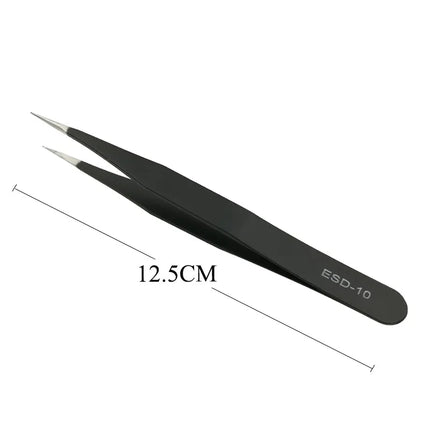 Eyelash extension tweezers beauty makeup tools for lashes building matte eye lashes tweezers false eyelashes tools