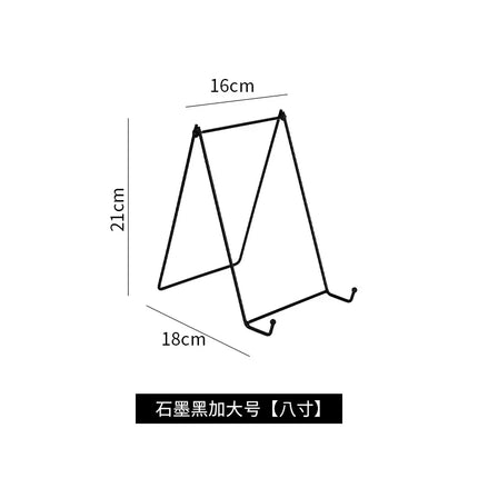 Iron Art Display Stands Storage Rack Metal Easel Stand For Photo Picture Frame Oil Painting Plate Book Organizer Shelf Holder