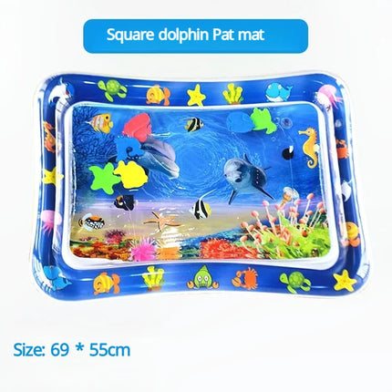 Baby Water Play Mat Inflatable Cushion PVC Infant Tummy Time Toddler Water Pad For Kids Early Education Developing Activity Toys
