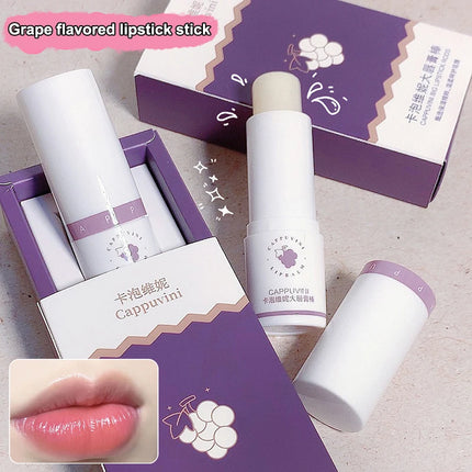 Cappuvini Grape Lipstick Stick 8g Moisturizing Nourishing Hydrating Soothing And Tender Lips For Winter Use Lip Balm Skin Care