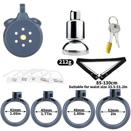 Strapon Flat Chastity Cage With Elastic Band Belt 4 Sizes Penis Ring Male Chastity Belt Sexshop BDSM Men Femboy Sissies 18