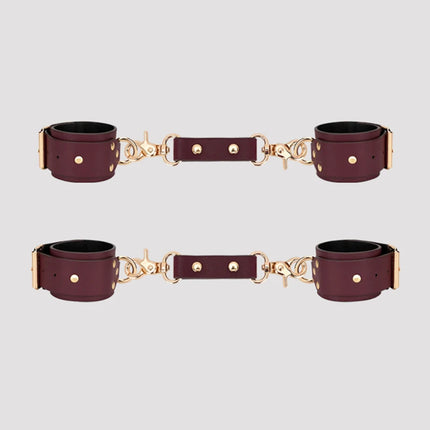 Thierry BDSM Bondage Restraint Kits Handcuffs Collar Wrist Ankle Thigh cuffs Waist Belt Cross Buckle Sex Toys For  Adult  Games