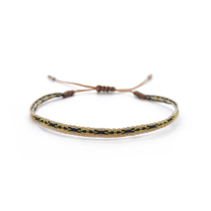 KKBEAD Colombia Bracelet Cloth Fabric Bracelets for Women Men Handwoven Braided Wristband Gift Wholesale Boho Friendship Jewelry