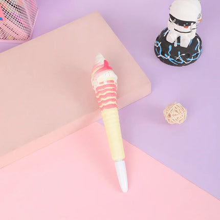 Squishy and Cute Kawaii Pen Kawaii Accessories Cute Girl Pens Animal Fruit Shaped Stress Relief Pens Cute School Supplies