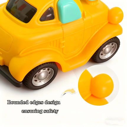 Inertial Toy Car for Kids | Rotating Accessory | 4 Styles & Random Color Shipment | Early Educational Toddler Vehicle.