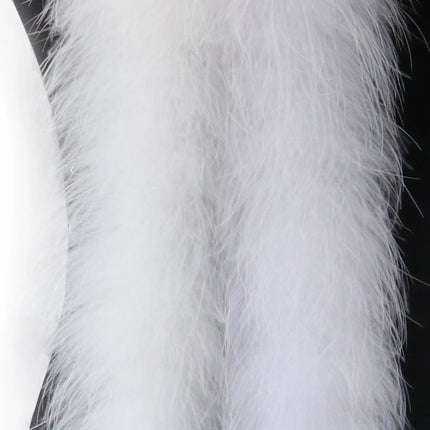 2M Soft Turkey Marabou Feather Boa 11-50g for Scarf Clothing Christmas Tree Decor Shawl Craft Costume Wedding Dress Plume Boas