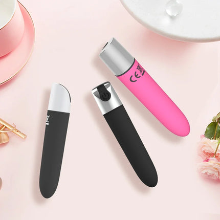 Powerful G Spot Mini Bullet Vibration Vibrator Vagina Clitoris Stimulator Dildo Rechargeable Masturbator Adult Sex Toy for Women