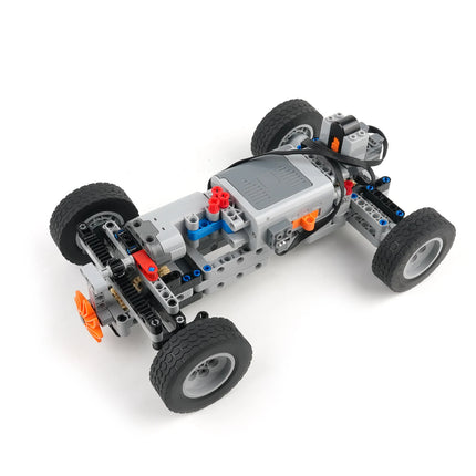 4WD RC Car Chassis Electric Building Set with Motor Wheels Battery Box Receiver for MOC Technical Model Construction Toy