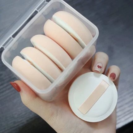 5 Pcs Soft Reusable Triangle Powder Puff Set,  Makeup Sponge Beauty Egg Blenders For Liquid Foundation Powder