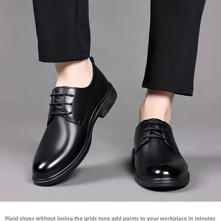 Soft Leather Casual Wedding Shoes for Men New Style Business Formal Breathable Autumn British Korean Version Pointed Toe Groom S