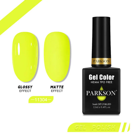 Parkson 12ml Nail Gel Polish TPO HEMA Free Glitter Semi Permanent Soak Off UV LED Long Wear Ultra Diamond Top Coat Varnish
