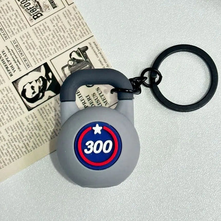 Mini Barbell Plates Key Chain Water Cups Creative Simulation Dumbbells Keyring Kettlebells Bag Charm Fitness Series Pendant
