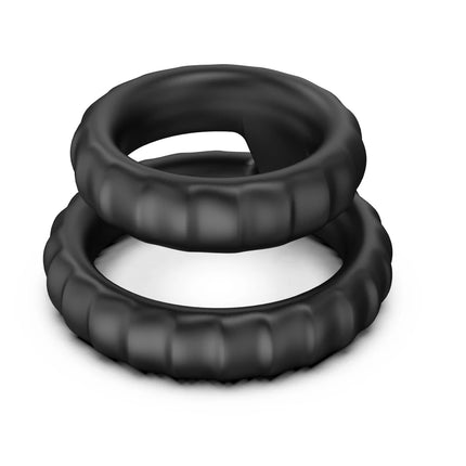 Penis Enlargement Silicone Ring - Reusable Newest Design, Delayed Ejaculation Dick Enlarger Adult Sex Toy for Men
