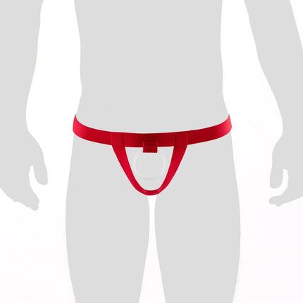 Men's Sexy Thong Exotic Lingerie Cockring Underwear G String Penis Cock Ring Panties Open Crotch Underpants Hombre