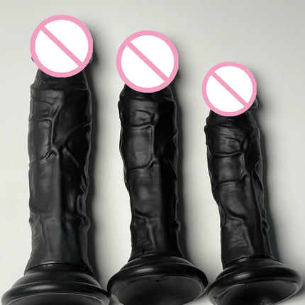 Realistic Silicone Dildo with Suction Cup G-Spot Anal Dildos Strapon Dick Butt Plug Masturbat Adult Sex Toys for Man Women