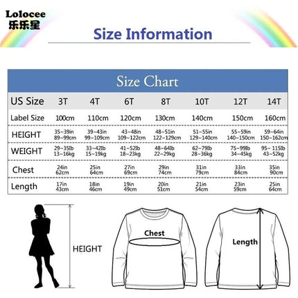 Pink Flower Heart Print Girls T-Shirt Casual White Tops Spring Long Sleeve Kids T-Shirt Kawaii Love Print Tops