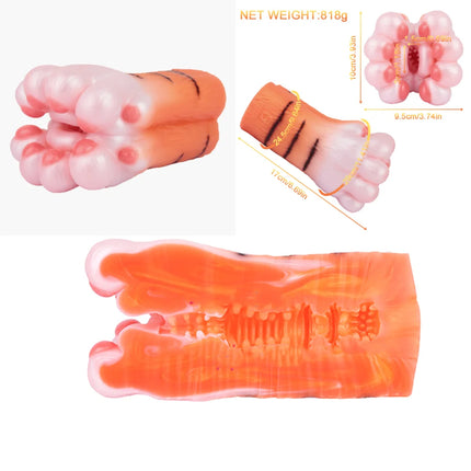 LUUK Single Channel Silicone Fetish Foot Male Masturbator Realistic Pocket Pussy Penis Stimulation Stroker Onahole For Men Game