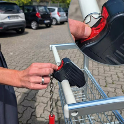 Trolley Cart Tokenrings Keychains Shopping Trolley Token Coin Keyring