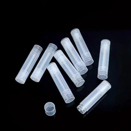 200Pcs 5ml Empty Lip Gloss Tubes with tool Cosmetic Containers Lipstick Jars Balm Tube Container Travel Makeup Lip Balm
