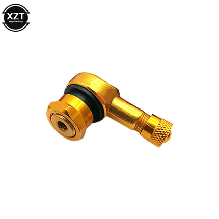 1PCS Aluminum Alloy Valve Motorcycle Rim 90 Degree Angle Motorcycle Wheel Tire Tubeless Valve Stems For Rim Wheel Parts