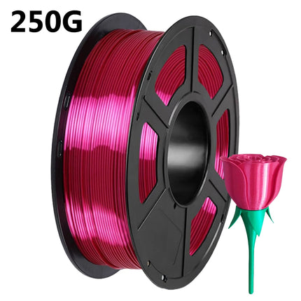 Silk PLA 3D Filament Wire 1.75mm Spool Wire 3D Printer Material 250g,500g,1kg 3D Print Refills, Filament wire Vacuum Packaging