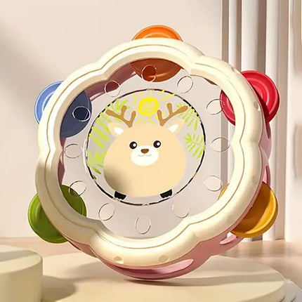 Montessori Musical Instruments Hand Drum Shaking Rattles Infant Kids Interactive Educational Toys Baby Sensory Newborn Gift