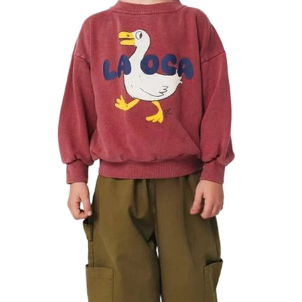 2025 Korean Children Clothing New Children's Autumn Winner Hoodie Cartoon Print Sweatshirt European Style Top for Boys And Girls