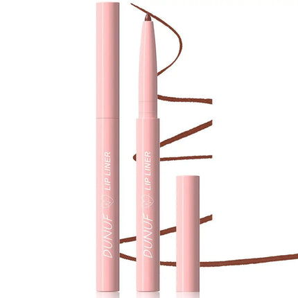 12 Colors Matte Lip Liner Set Long-Lasting Waterproof Lip Pencils with Precise Application Smooth Texture for Defined Lip Contou