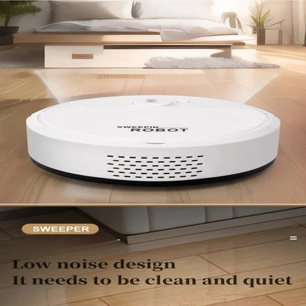 2026 3-in-1 Strong Suction Smart Sweeping Robot Rechargeable Washable Mop For Pet Hair Hard Floor Kitchen Room Sweeping Robot