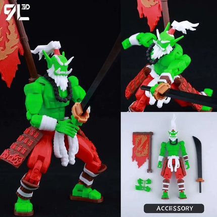 9L3D Printed Deadpool Wolverine Anime Characters Lucky Dummy 13 Action Figures Multi-Jointed Movable Shapeshift Mannequin Toys