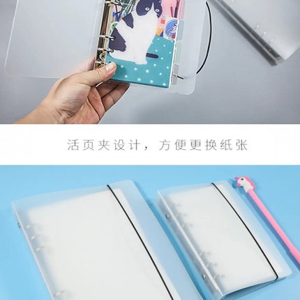 2026 40Sheet Kawaii A5 A6 Loose Leaf Notebook Refill Spiral Binder Index Paper Inner Pages Daily Planner Line Grid Blank Agenda