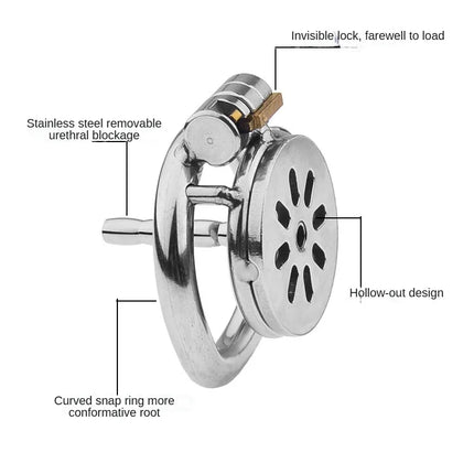 Male Super Mini Chastity Cage Stainless Steel Chastity Device Penis Cage Cock Ring With Lock Sex Toys For Men BDSM Sissy