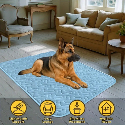 KEMORELA  Dog Cooling Mat Summer Lightweight And Easy To Clean Keep Pets Cool All Summer Long Medium And Large Dogs Pet Supplies