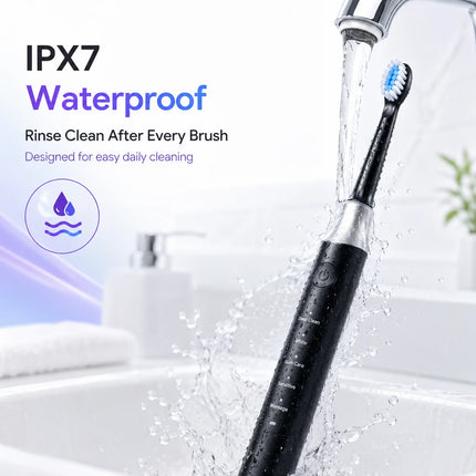 Dr.Yadent YD07 Electric Sonic Toothbrush Sensitive Gum Care Rechargeable Toothbrush 5 Modes Soft Brush Bristle 60 Days Life Long