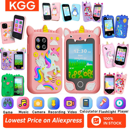 Kids Smart Phone Toy Camera Unicorn Baby Mobile MP3 Music Player Digital Camera Educational Toys Birthday Gifts Girls Boys