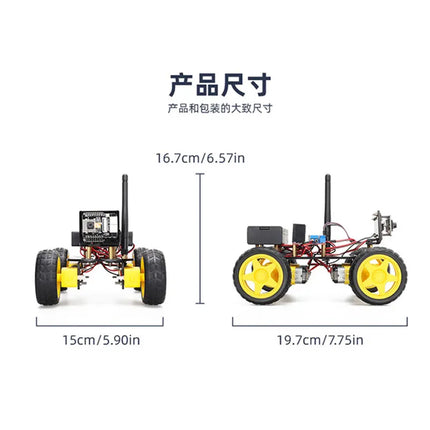 ESP32 CAM DIY Smart Car Robot Kit with Camera for Arduino STEM Education Learning Remote Control Programmable